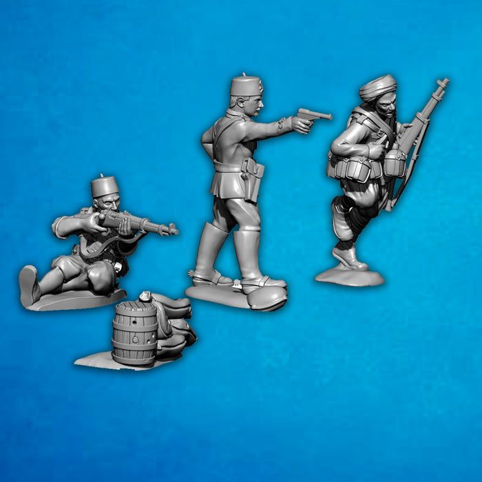 D. Joaquin Cebollino Von Lindeman a las puertas de Igueriben