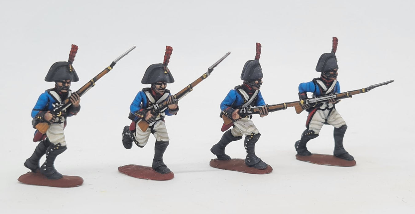 Infantería de línea española, cargando. 1808