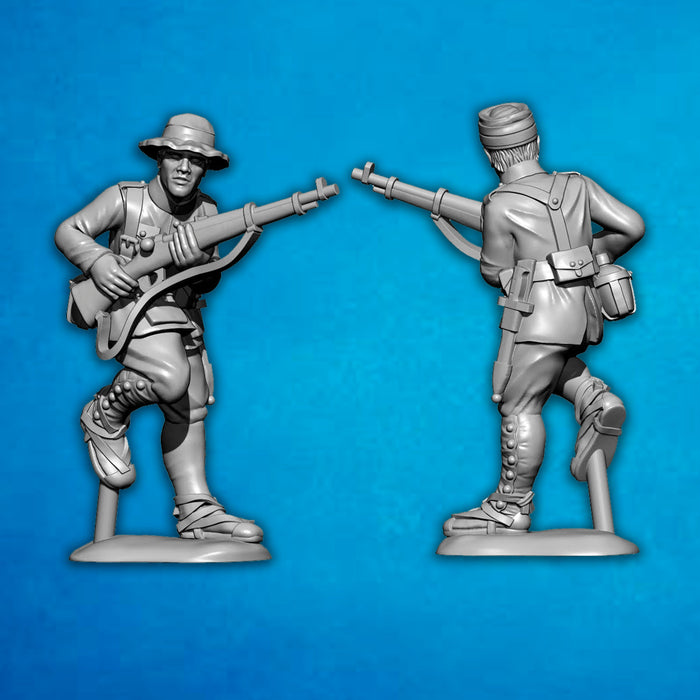 Infantería Española Avanzando - 1921 - 1927 un