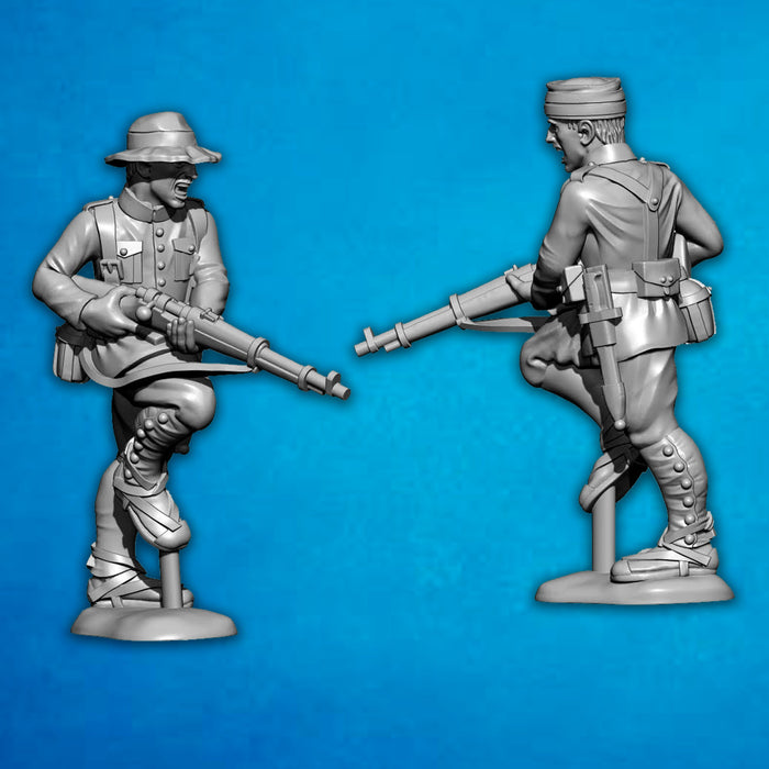 Infantería Española Avanzando - 1921 - 1927 un