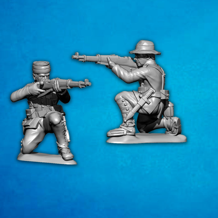Infantería Española Disparando - 1921 - 1927
