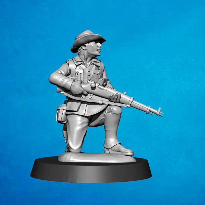 Legionarios españoles con chaqueta y chambergo - 1921/1927