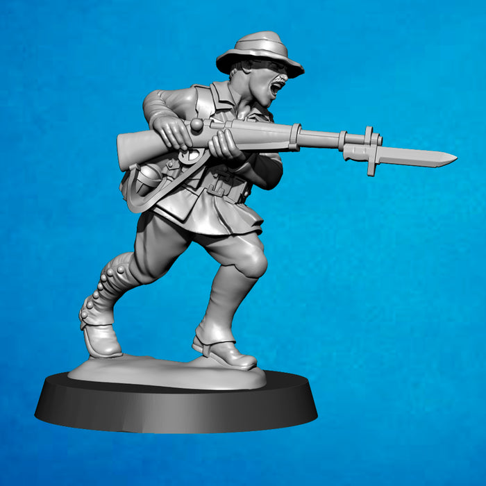 Legionarios españoles con chaqueta y chambergo - 1921/1927