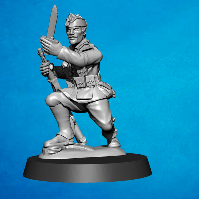 Legionarios españoles con chaqueta y chapiri - 1921/1927