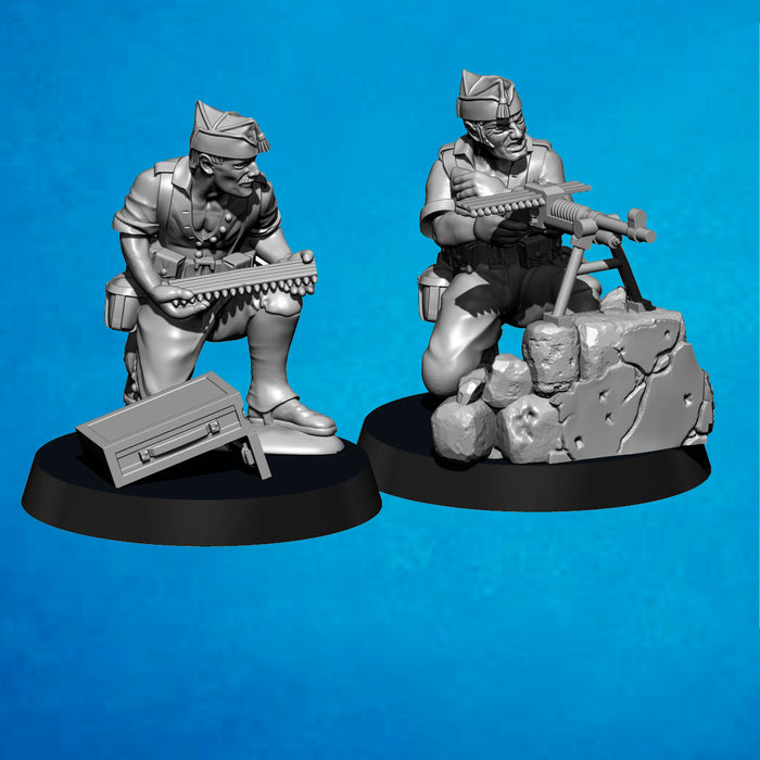 Legionarios españoles con LMG - 1921/1927