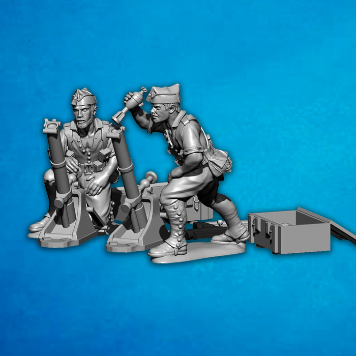 Legionarios españoles - Equipo mortero -1921/1927